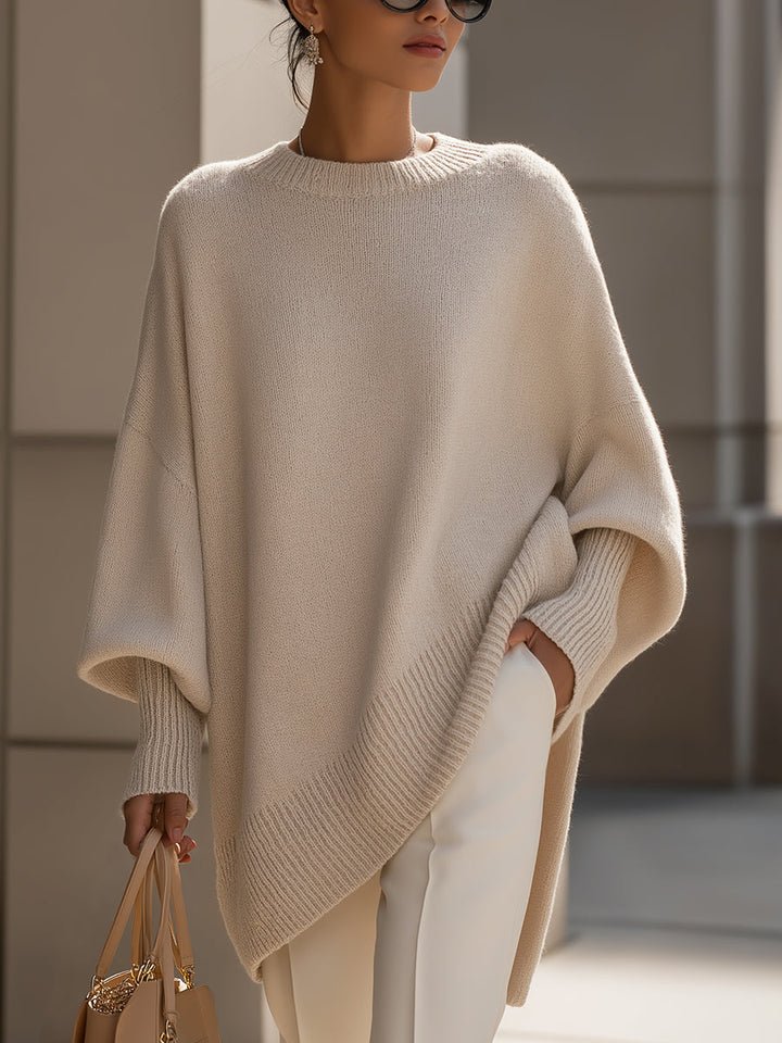 Jeanne pull oversize en cachemire - Beige