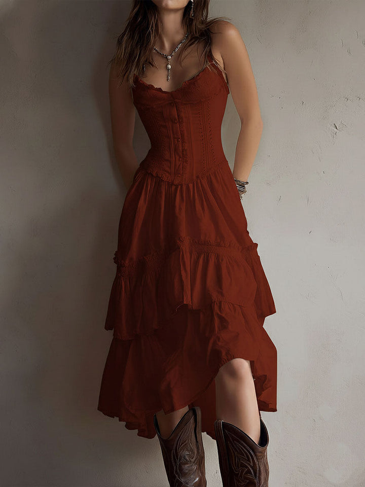 ELARA | ROBE MIDI CORSET BOHO