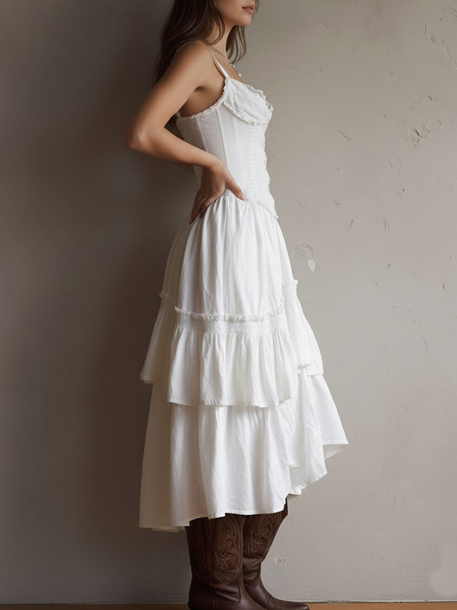 ELARA | ROBE MIDI CORSET BOHO