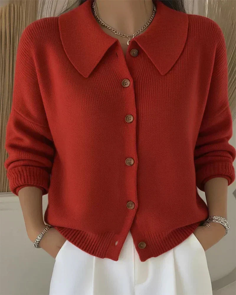 Bérénice™ | Cardigan Classique en Laine