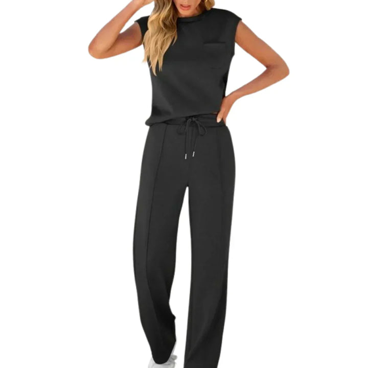 ELLE | ENSEMBLE D'ÉTÉ CASUAL EN SOIE