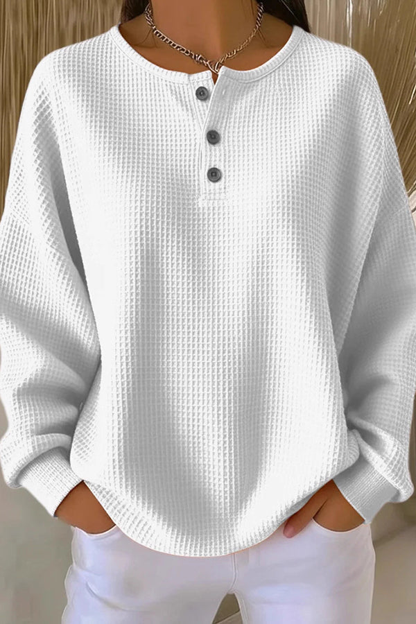 Héloïse™ | Blouse Ample Boutonnée