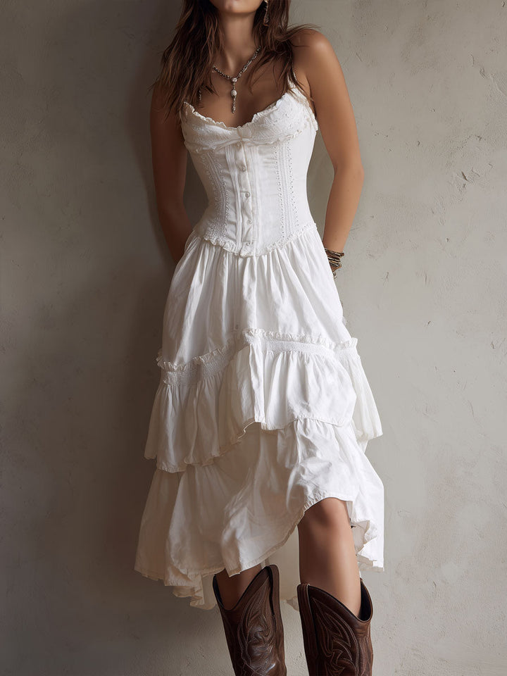 ELARA | ROBE MIDI CORSET BOHO