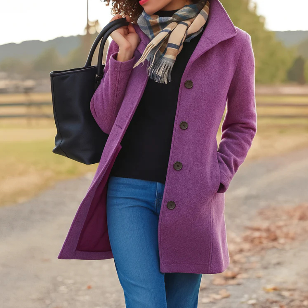 Aurora | Manteau à Boutonnage Simple