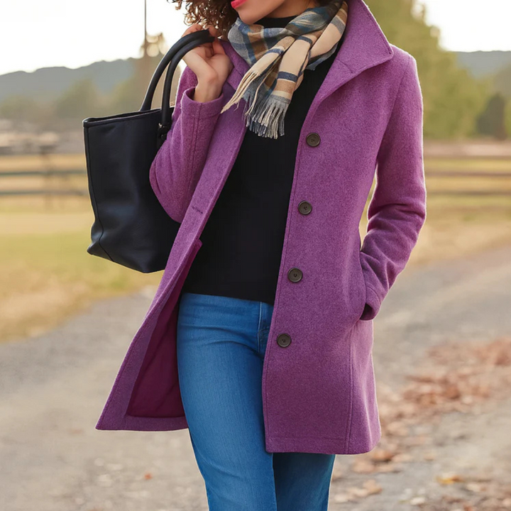 Aurora | Manteau à Boutonnage Simple