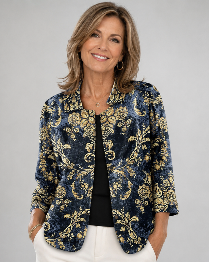Nolwen | Chemise Ample Motif Baroque