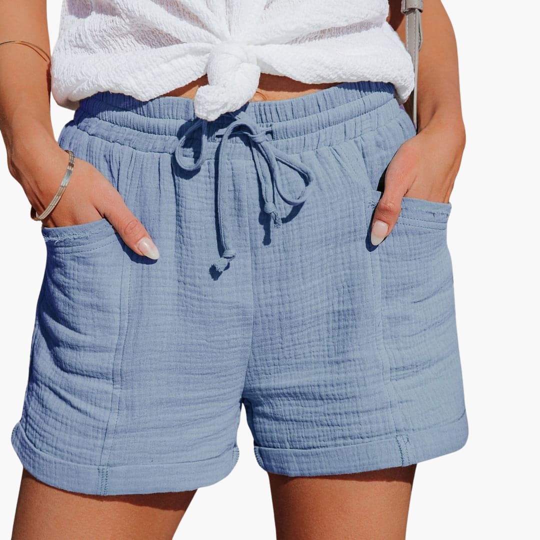 Short Emma en Coton – Style Décontracté Chic