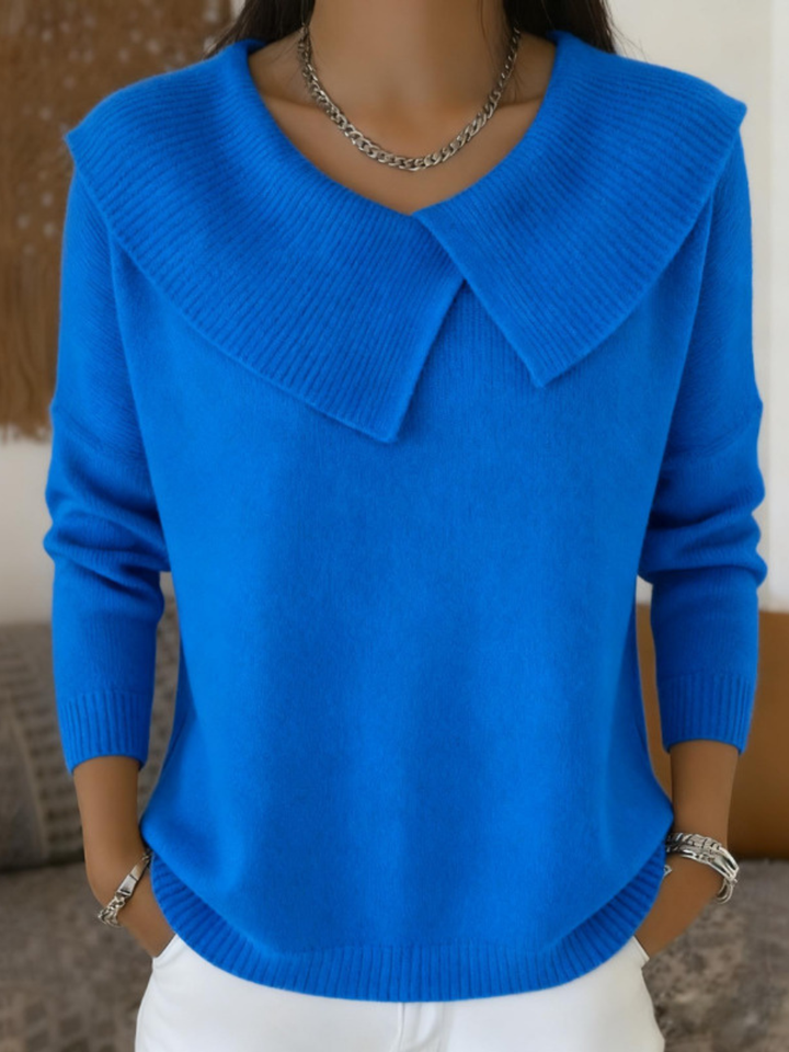 Clémence™ | Pull Chaud à Col Doux