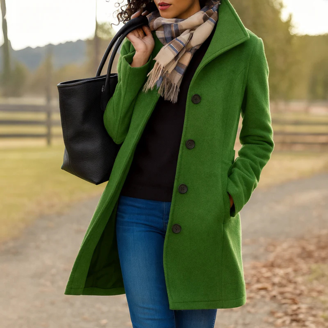 Aurora | Manteau à Boutonnage Simple