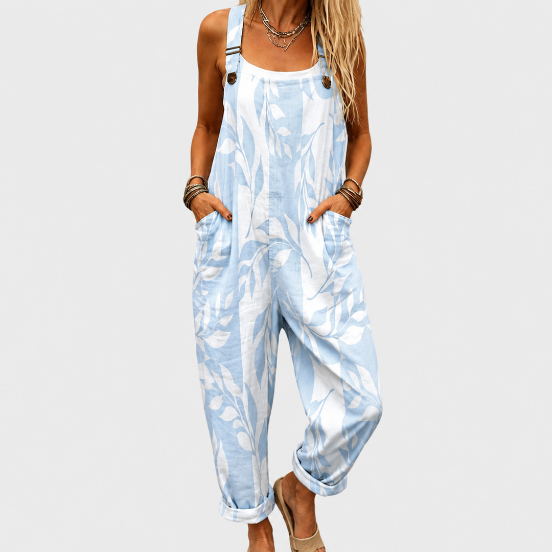 Océane - Combinaison imprimée estivale - Meralie Boutique