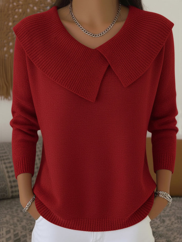 Clémence™ | Pull Chaud à Col Doux