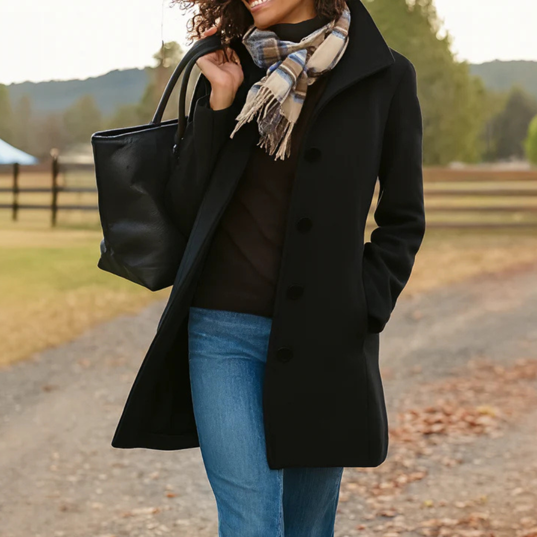 Aurora | Manteau à Boutonnage Simple