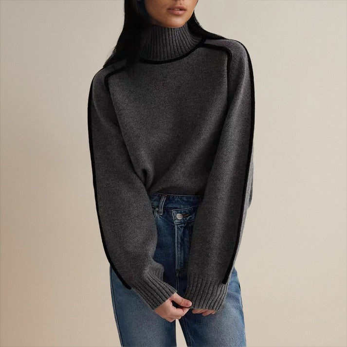 Alba - Pull en cachemire - Gris clair