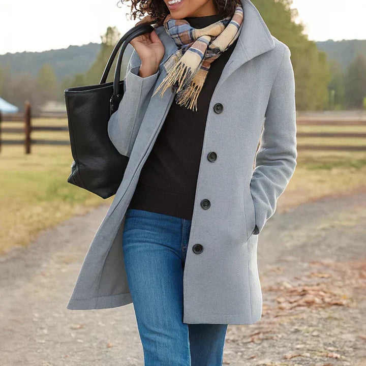 Aurora | Manteau à Boutonnage Simple