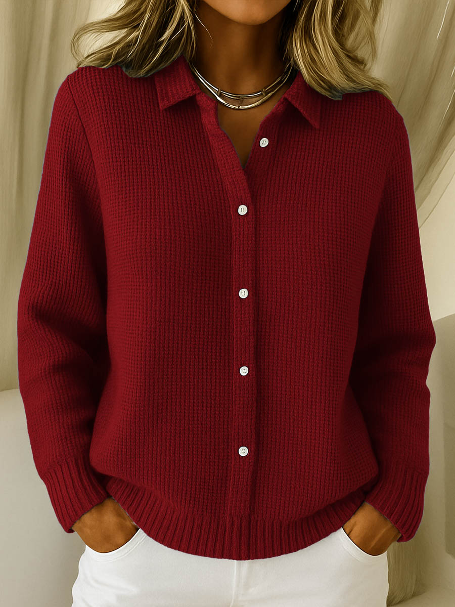 Océane™ | Cardigan Élégant en Laine