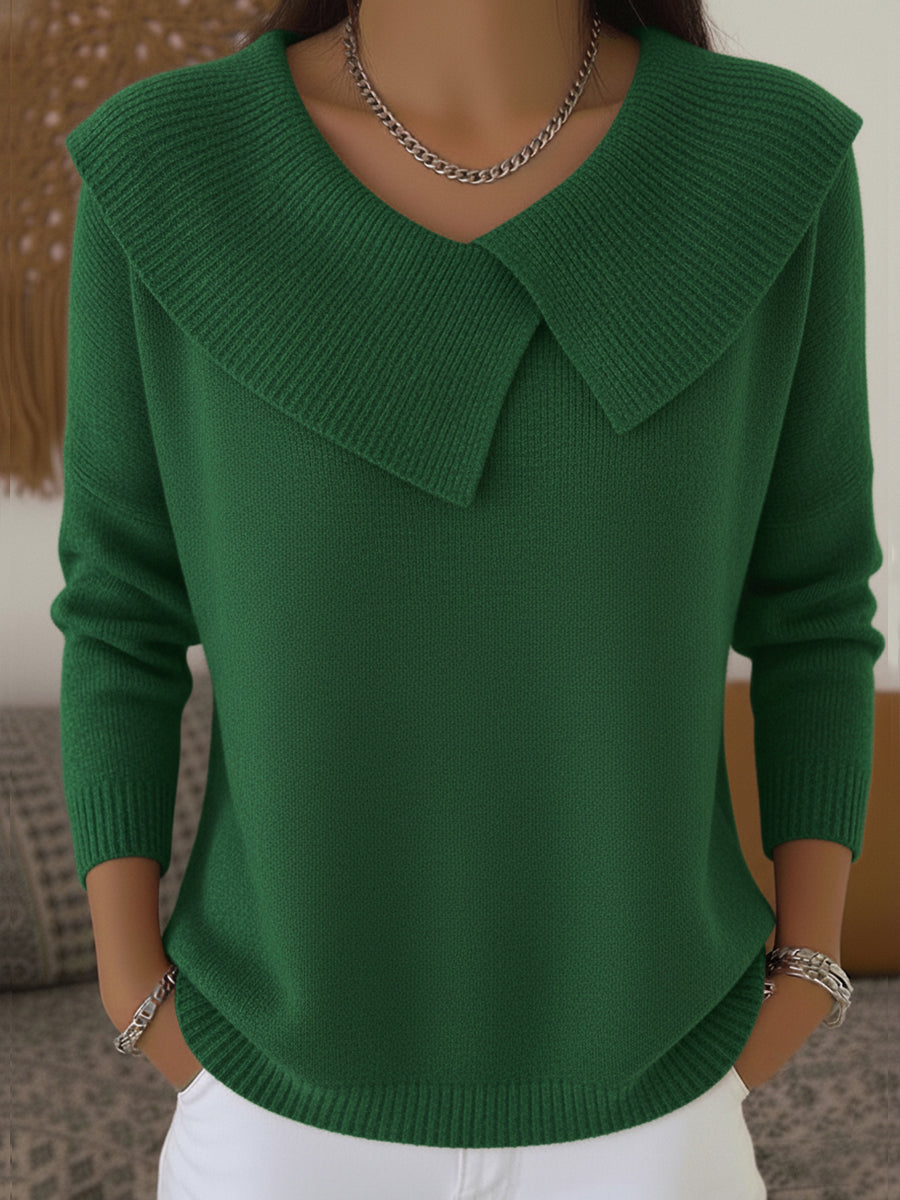 Clémence™ | Pull Chaud à Col Doux