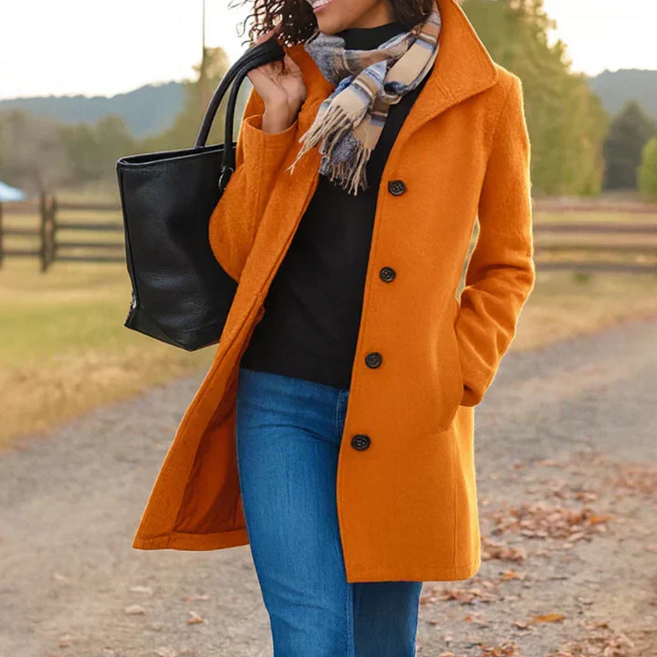 Aurora | Manteau à Boutonnage Simple