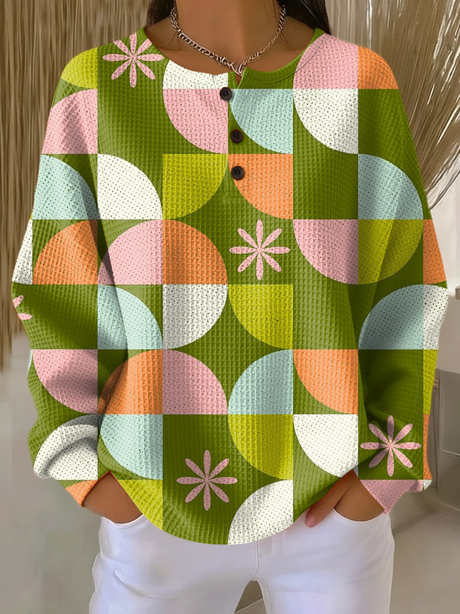 Saga | Pull à Motif Abstrait