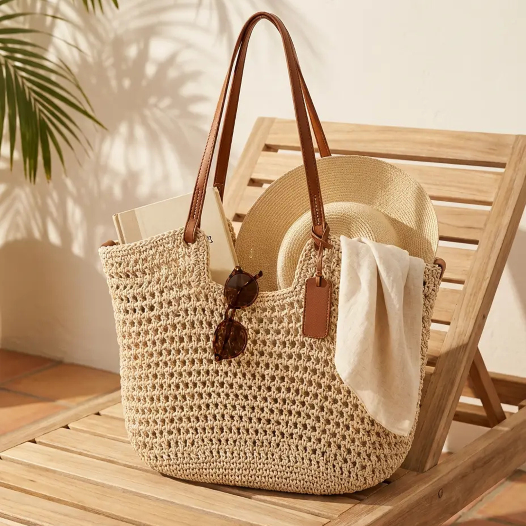 Clare | Le Sac Tote en Crochet Tissé à la Main
