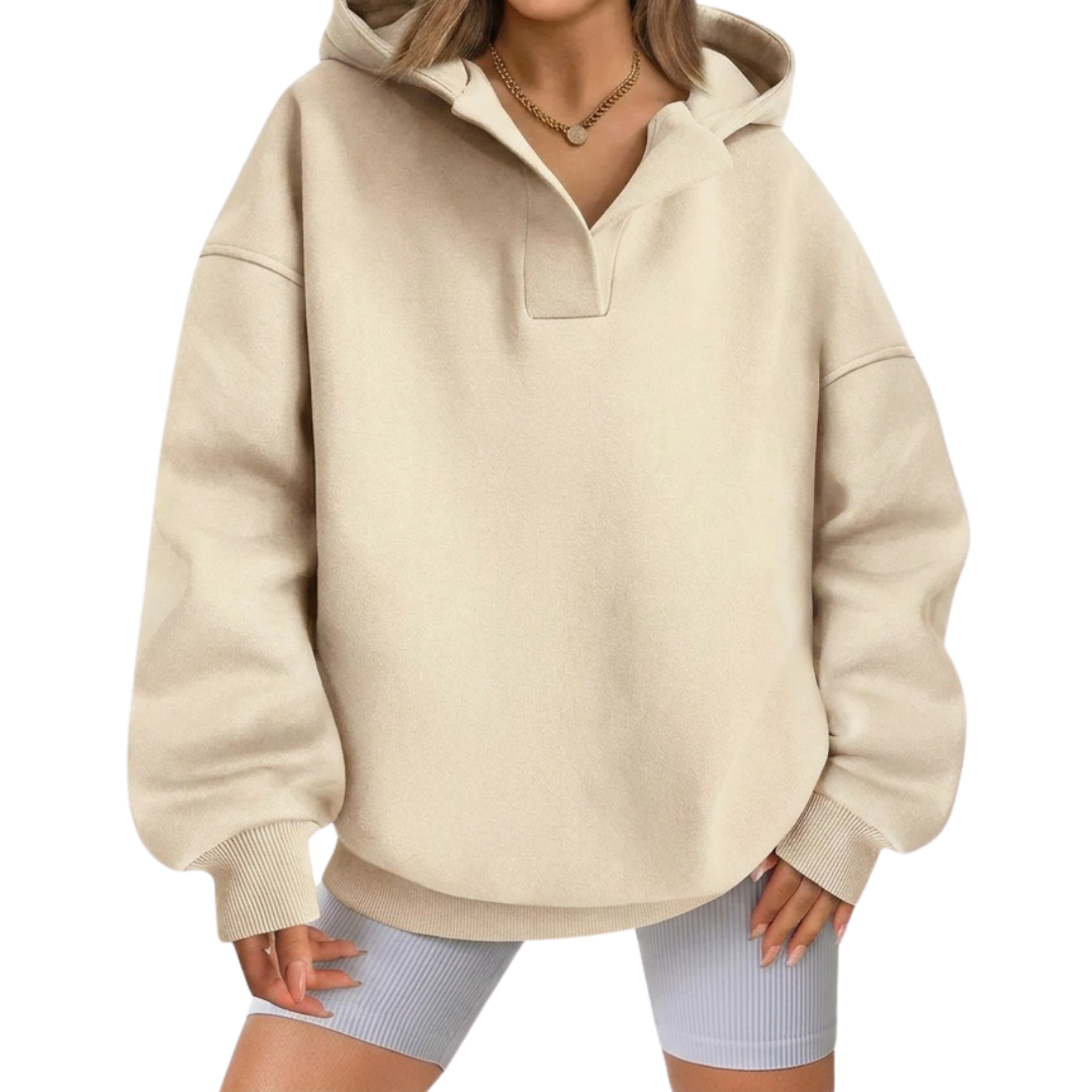 DARLA™ – Sweat à capuche en polaire surdimensionné et confortable