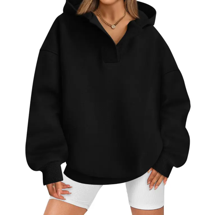 DARLA™ – Sweat à capuche en polaire surdimensionné et confortable