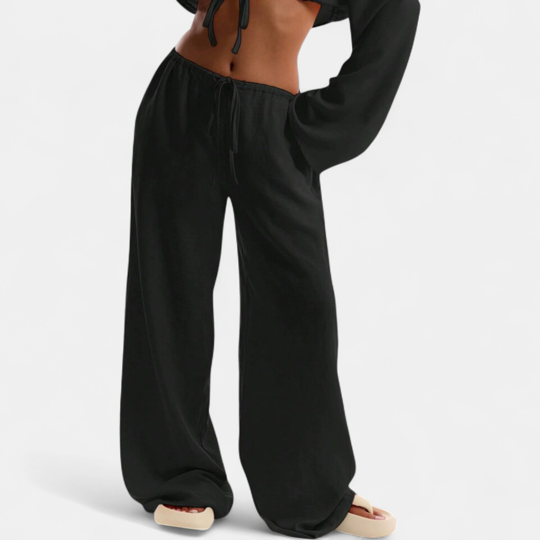 SOLÈNE™ – Pantalon décontracté à jambes larges