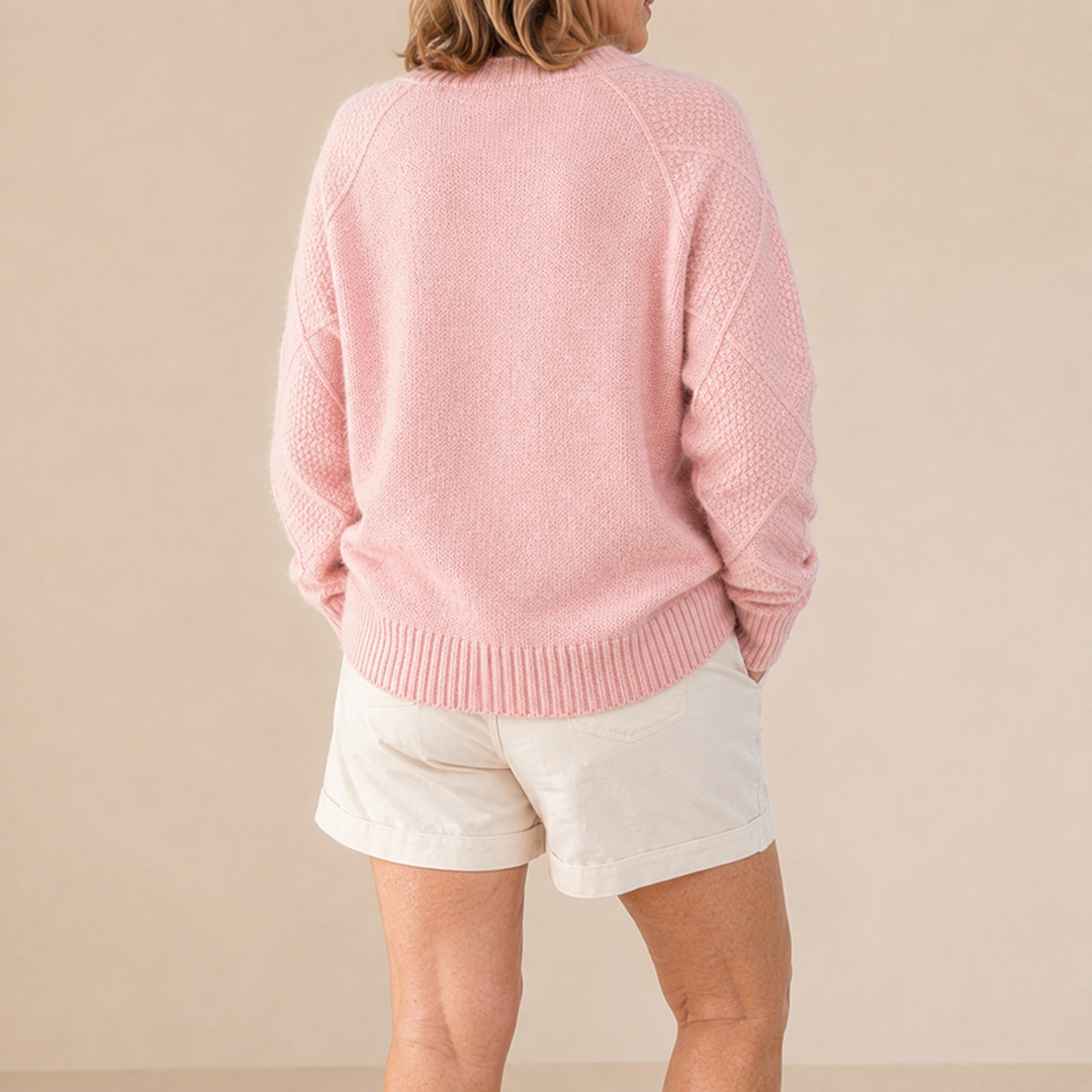 Éléonore™ | Cardigan Tricoté en Mélange de Laine