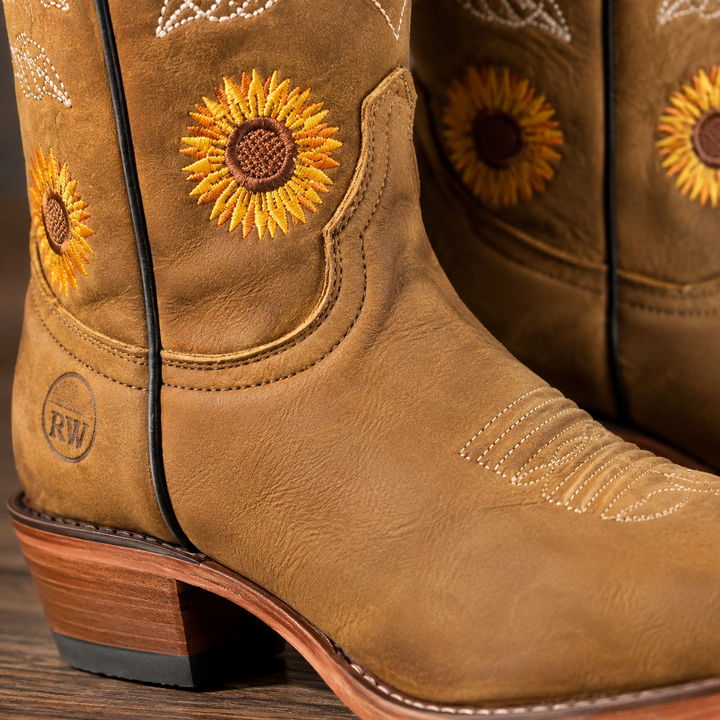 Daisy™ | Bottines Western Orthopédiques en Daim