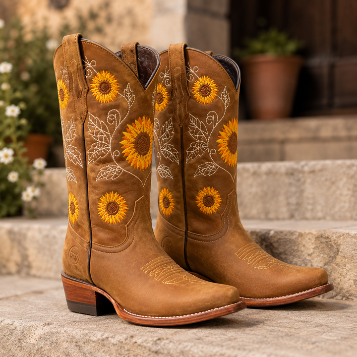 Daisy™ | Bottines Western Orthopédiques en Daim