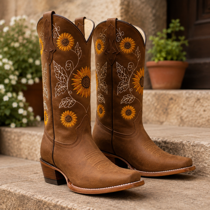 Daisy™ | Bottines Western Orthopédiques en Daim