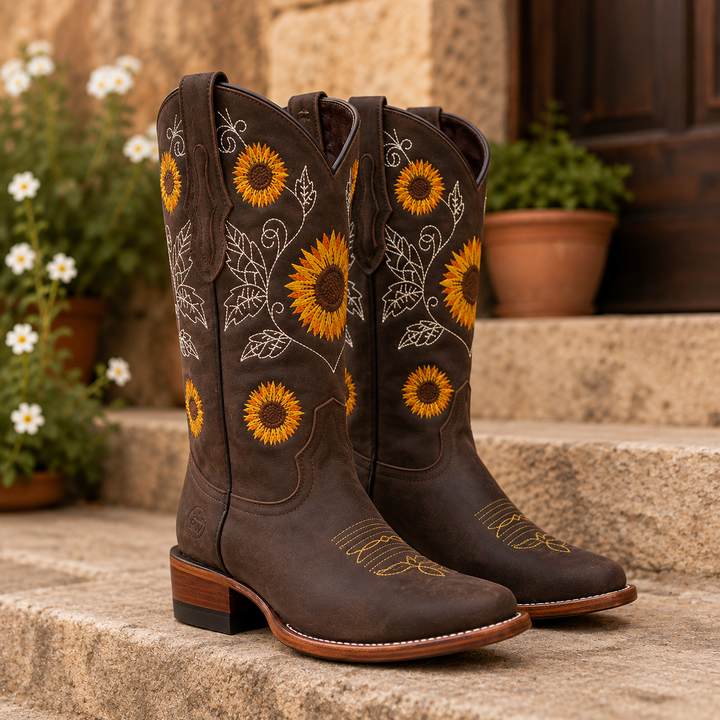 Daisy™ | Bottines Western Orthopédiques en Daim