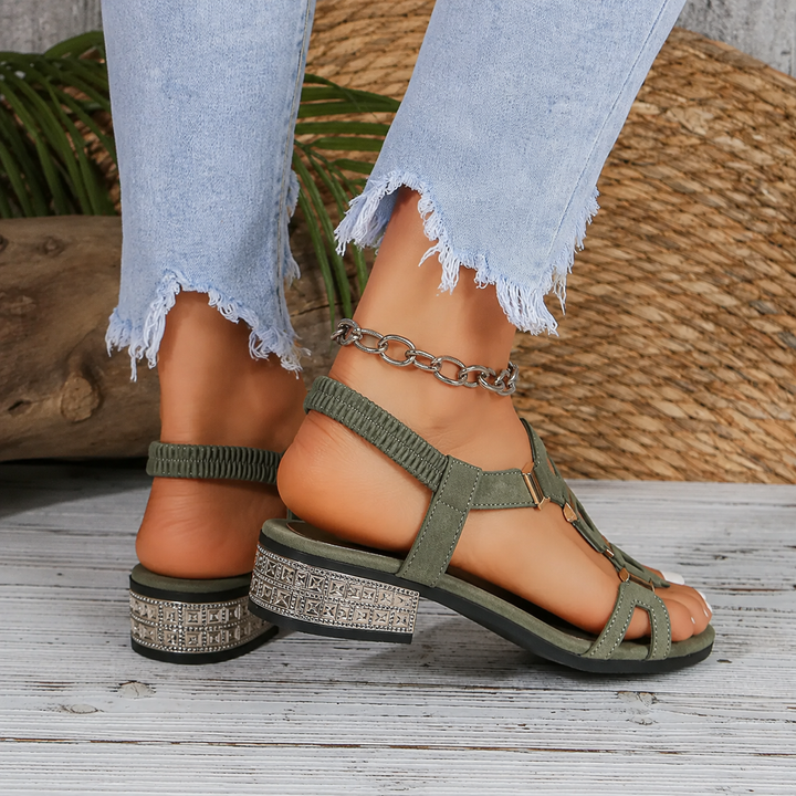 Orsola™ | Sandales Confort à Talon