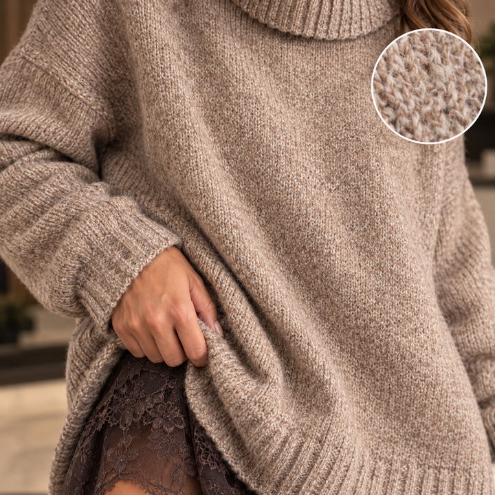 Aurora™ | Robe Bicolore Maille et Dentelle