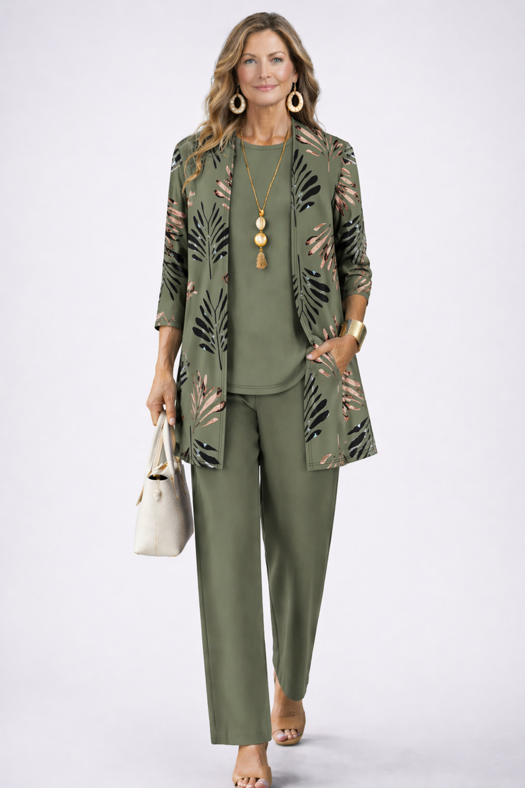Ensemble trois pièces Vert