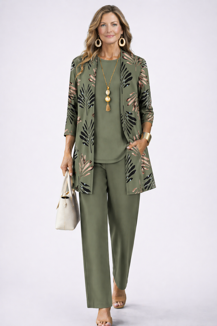 Ensemble trois pièces Vert