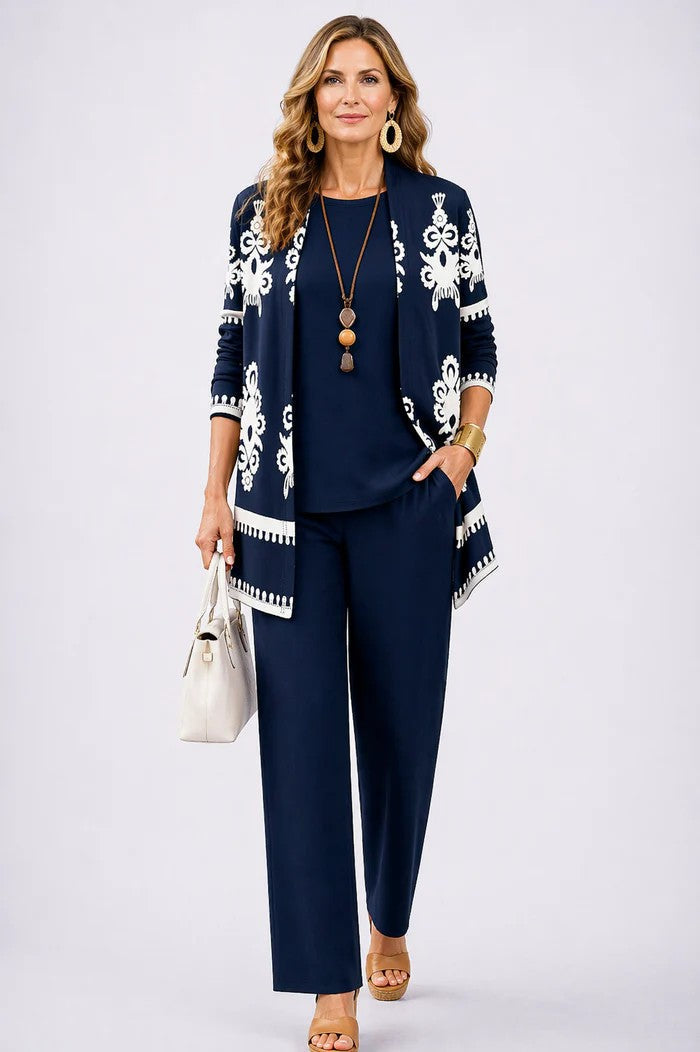 Ensemble trois pièces Bleu foncé