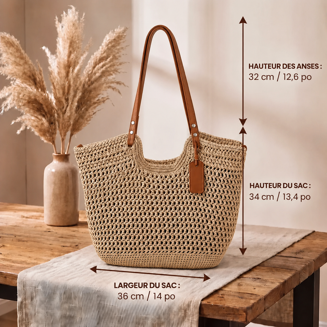 Clare | Le Sac Tote en Crochet Tissé à la Main