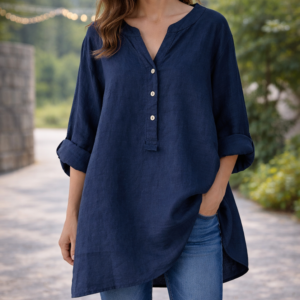 Freja™ – Chemise Légère et Confortable avec Boutons