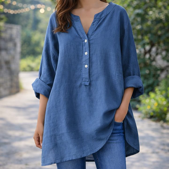 Freja™ – Chemise Légère et Confortable avec Boutons