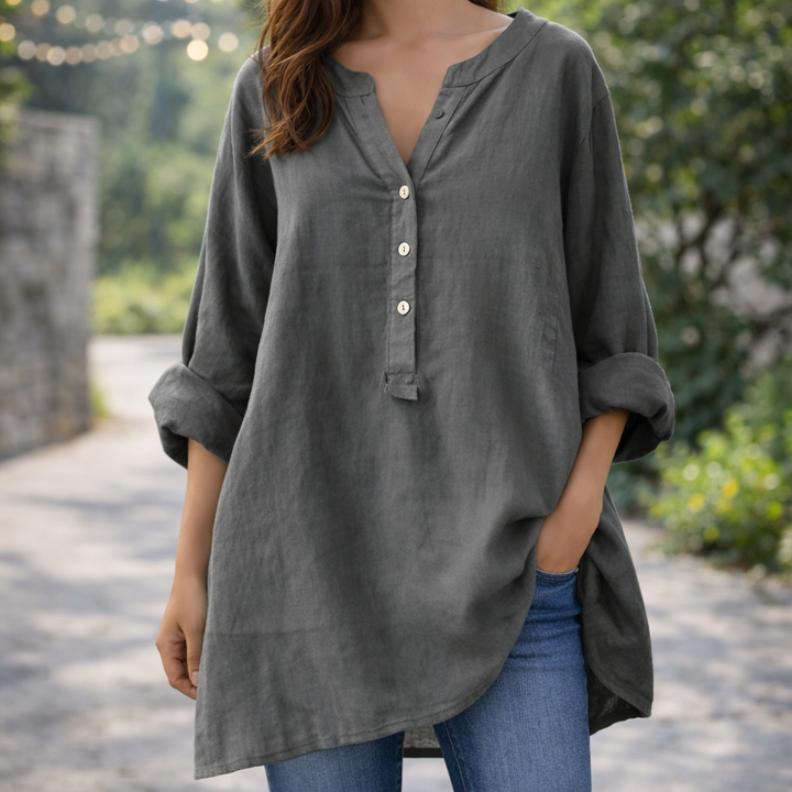Freja™ – Chemise Légère et Confortable avec Boutons