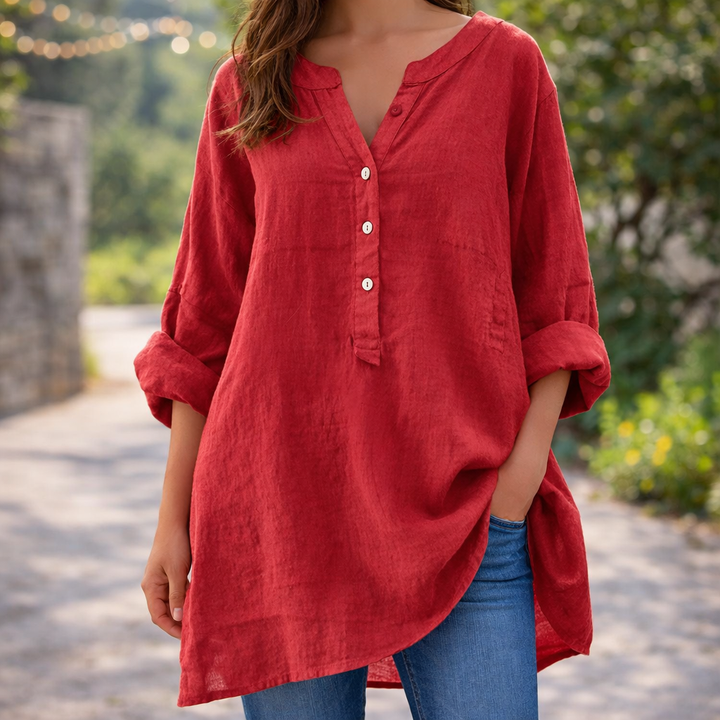 Freja™ – Chemise Légère et Confortable avec Boutons