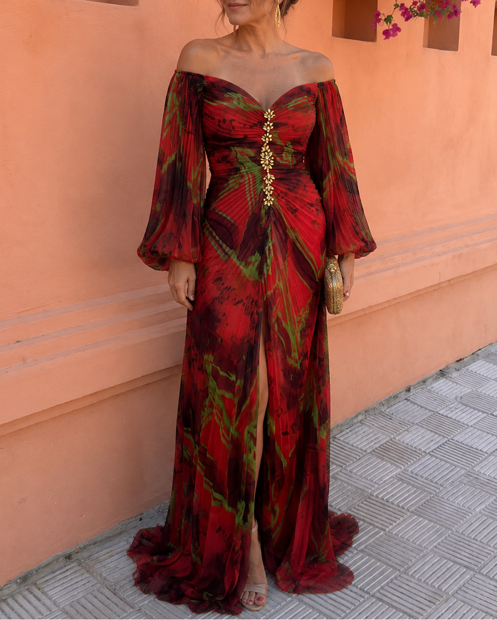 GREGORIA | ROBE MAXI FLORALE