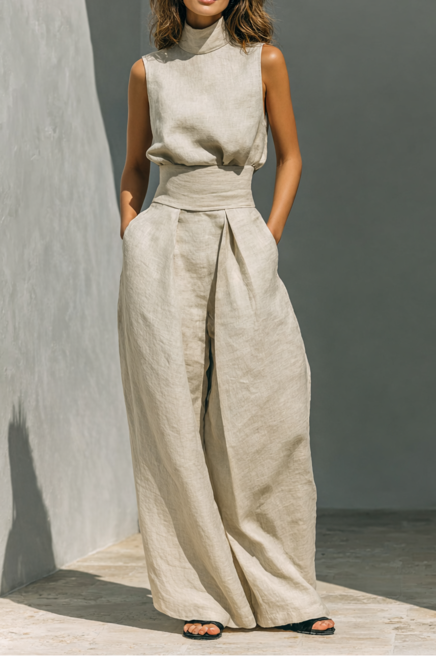 Maria™ | Ensemble Minimaliste en Coton et Lin