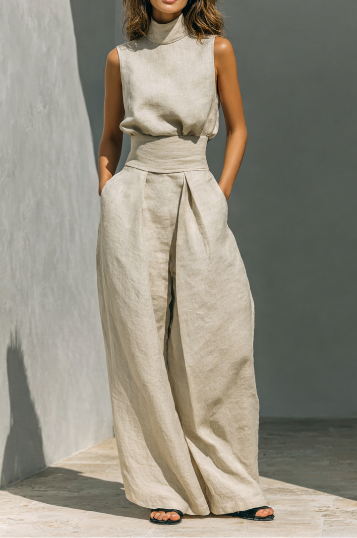 Maria™ | Ensemble Minimaliste en Coton et Lin