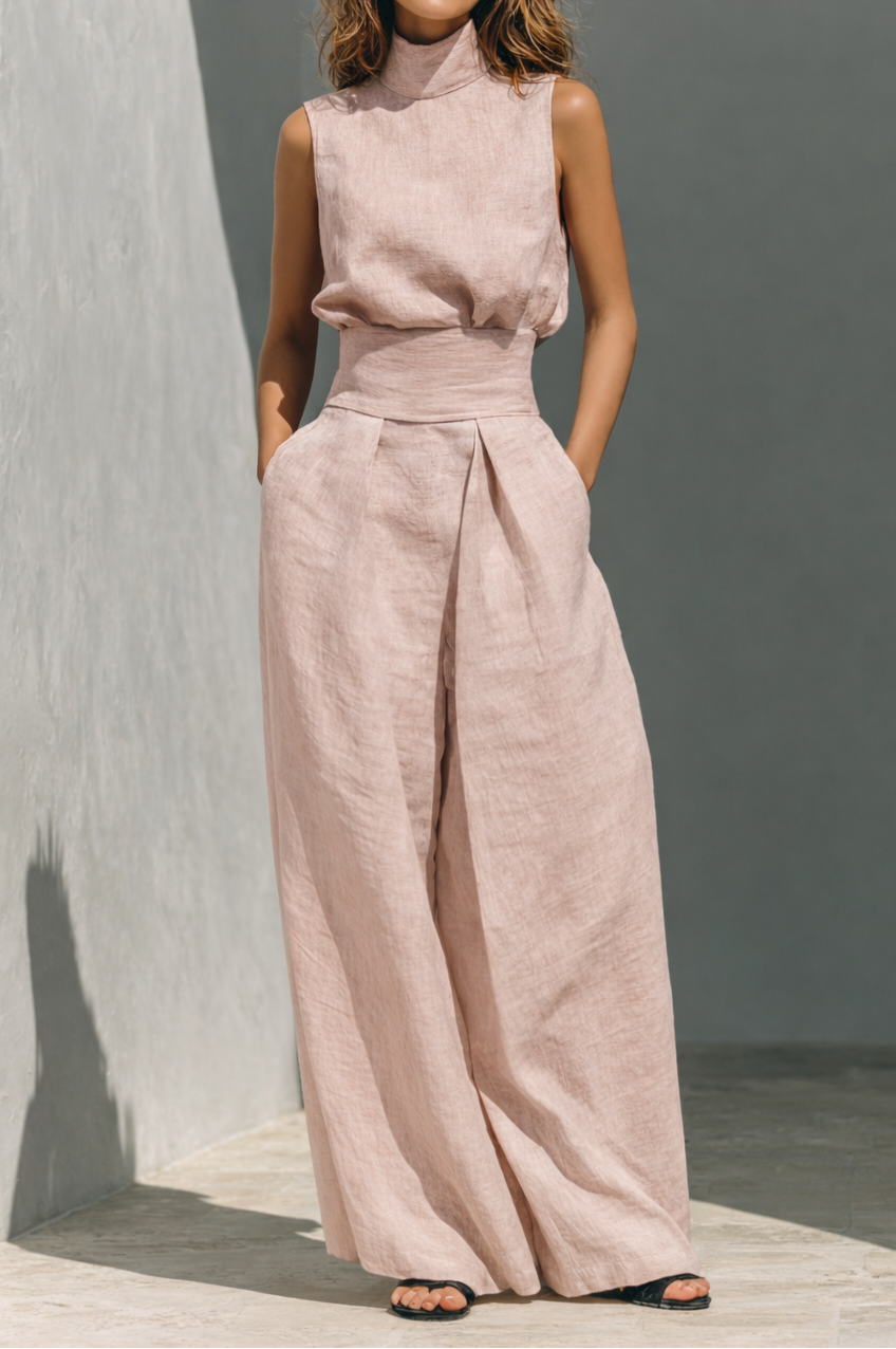 Maria™ | Ensemble Minimaliste en Coton et Lin