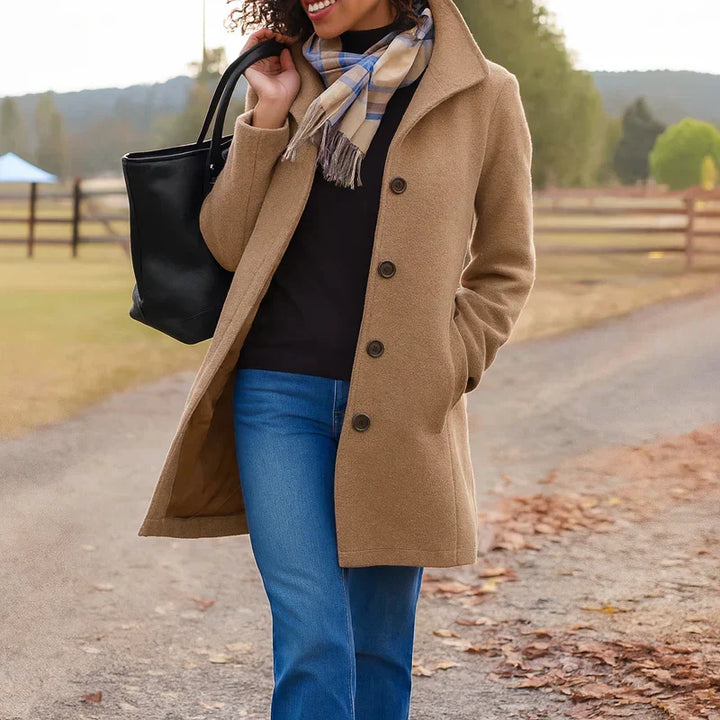 Aurora | Manteau à Boutonnage Simple
