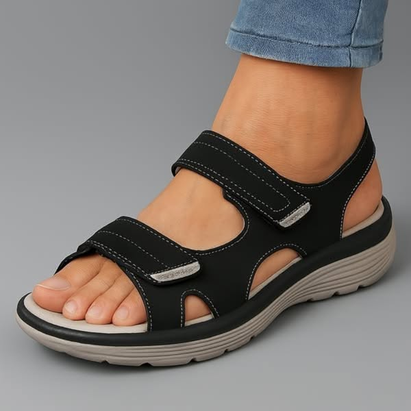 Sandales confort à brides réglables