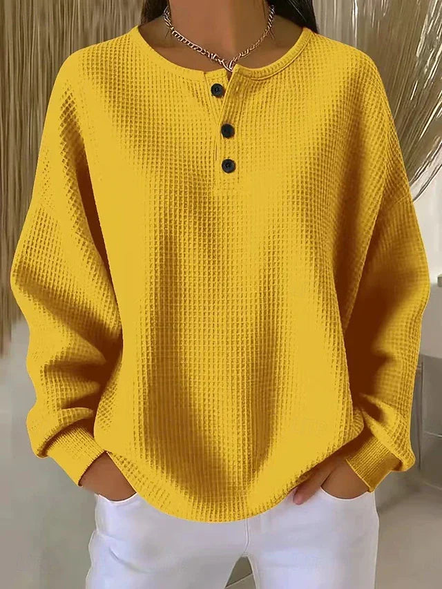 Héloïse™ | Blouse Ample Boutonnée