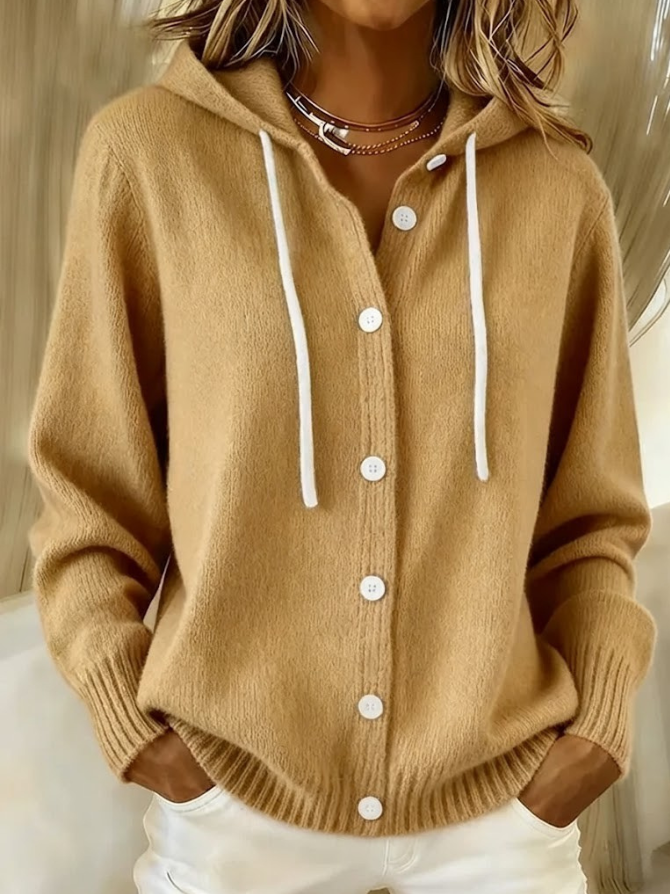 Marguerite™ | Cardigan Boutonné en Laine