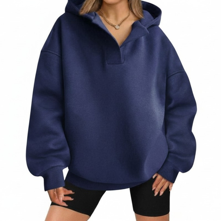 DARLA™ – Sweat à capuche en polaire surdimensionné et confortable